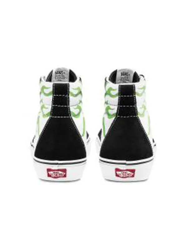 Кроссовки sk8-hi 'flame black white' Vans — изображение 4 из 4, черный