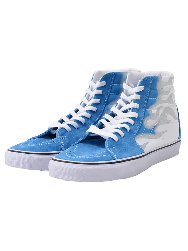 Кроссовки sk8-hi sky-blue 'blue white' Vans — изображение 3 из 4, синий/белый