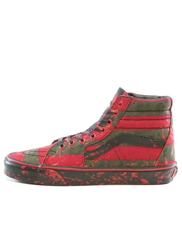 Кроссовки house of terror x sk8-hi 'the nightmare on elm street' Vans — изображение 1 из 4, красный/черный