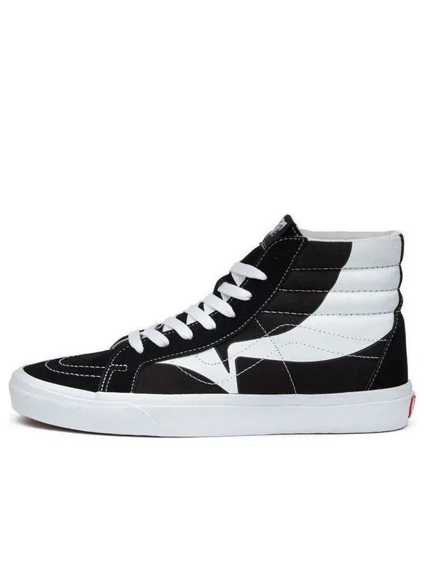 Кроссовки sk8-hi reissue 'warp - black white' Vans — изображение 1 из 4, черный/белый