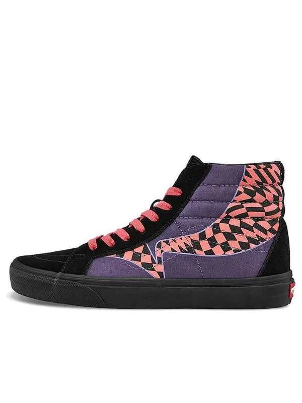 Кроссовки sk8-hi reissue 'warp - black paprika' Vans — изображение 1 из 4, черный//фиолетовый