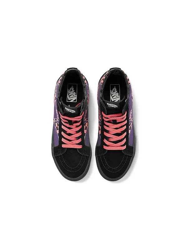 Кроссовки sk8-hi reissue 'warp - black paprika' Vans — изображение 3 из 4, черный//фиолетовый