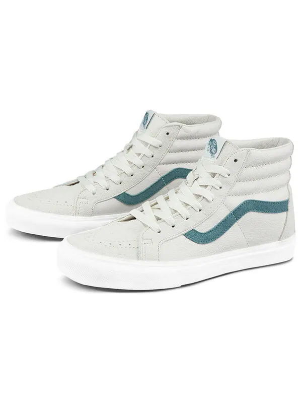 Кроссовки sk8-hi high top retro skate shoes light grey light gray Vans — изображение 2 из 4, светлый серый