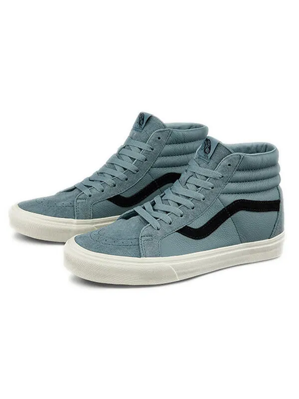Кроссовки sk8-hi retro casual skate shoes blue Vans — изображение 3 из 4, синий