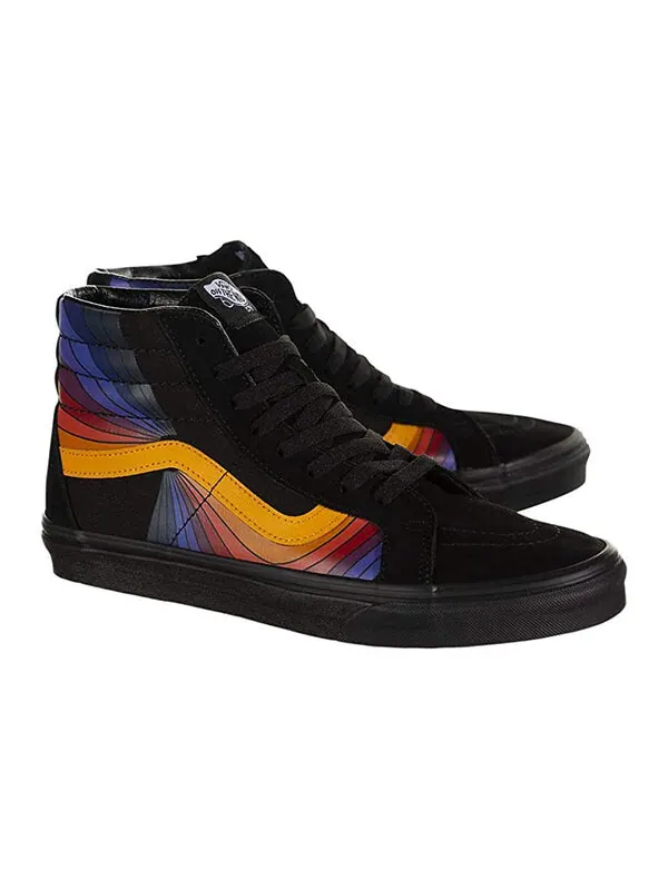Кроссовки sk8-hi reissue 'refract - black' Vans — изображение 3 из 4, черный