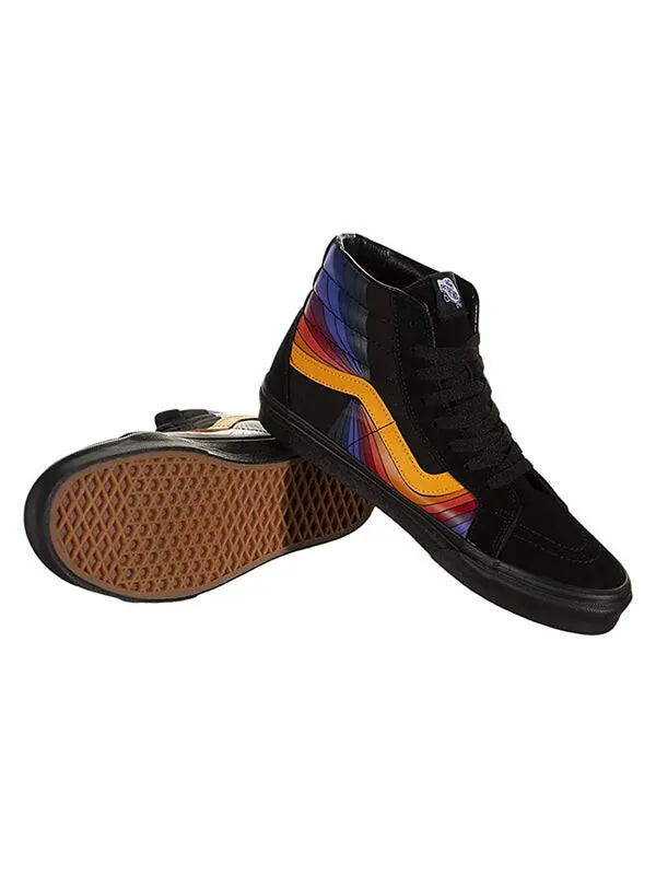 Кроссовки sk8-hi reissue 'refract - black' Vans — изображение 4 из 4, черный