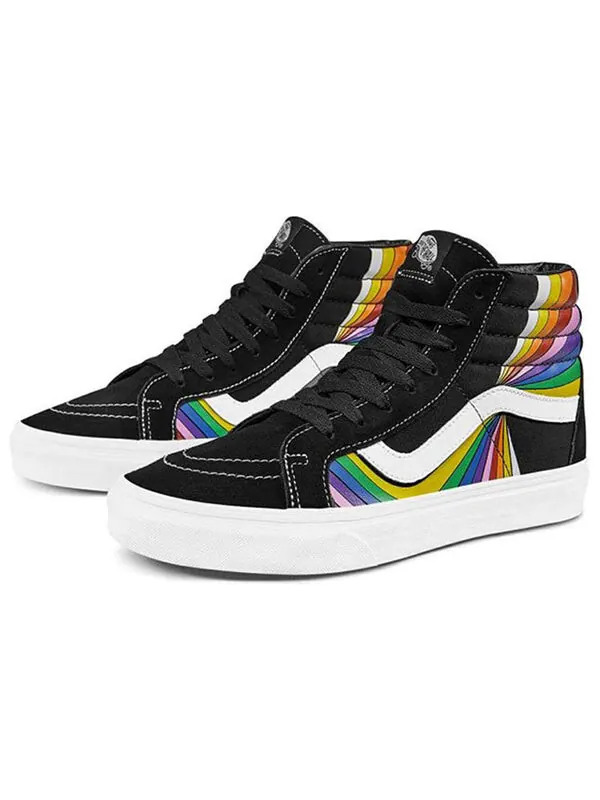 Кроссовки sk8-hi reissue 'refract - white' Vans — изображение 2 из 4, черный