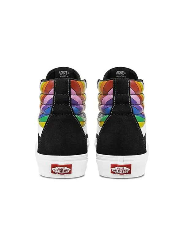 Кроссовки sk8-hi reissue 'refract - white' Vans — изображение 3 из 4, черный