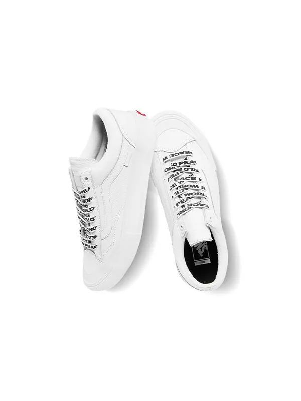 Кроссовки style 36 pro world peace white Vans — изображение 2 из 4, белый