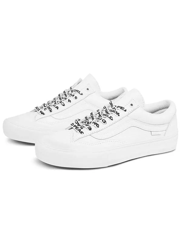 Кроссовки style 36 pro world peace white Vans — изображение 3 из 4, белый