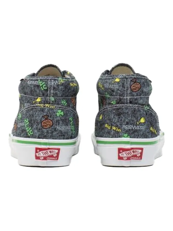 Кроссовки fergadelic x og chukka lx 'acid wash' Vans — изображение 3 из 4, синий/желтый/зеленый