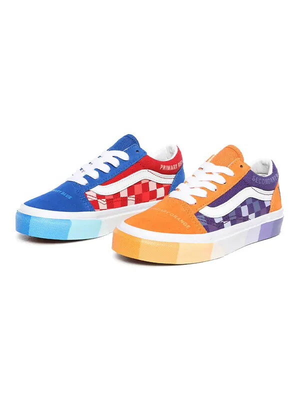 Кроссовки moma x old skool 'color wheel' Vans — изображение 4 из 4, мульти
