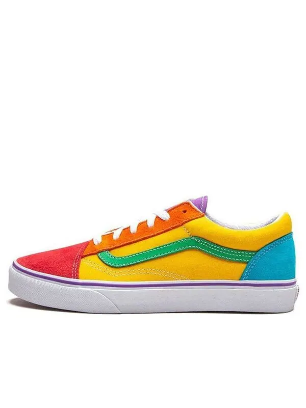 Кроссовки old skool 'rainbow colorblock' Vans — изображение 1 из 4, мульти