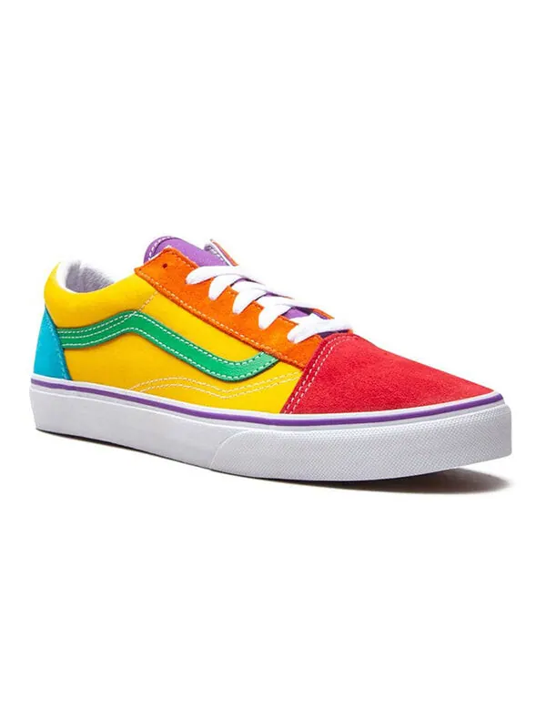 Кроссовки old skool 'rainbow colorblock' Vans — изображение 2 из 4, мульти