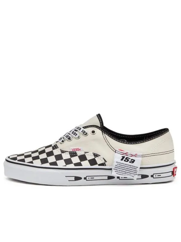 Кроссовки authentic chessboard black/white Vans — изображение 1 из 4, черный/белый