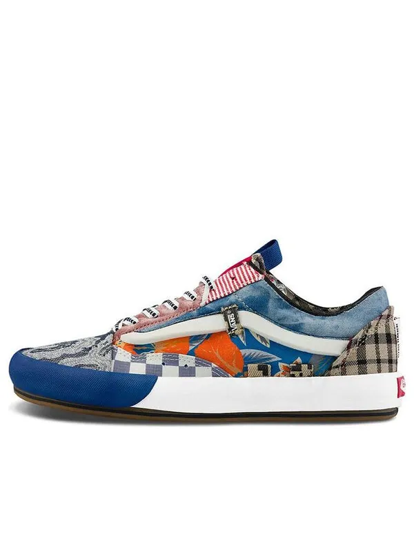 Кроссовки Vans Old Skool Cap Blue/Multicolor — изображение 1 из 4, синий