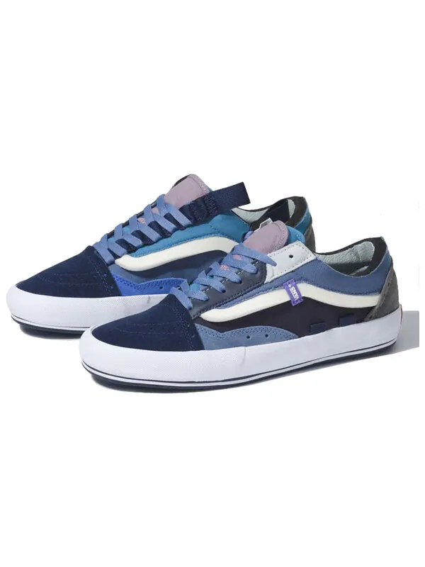 Кроссовки Vans Old Skool Cap Skate Sneakers Shoes 'Blue White' — изображение 2 из 4, синий/белый