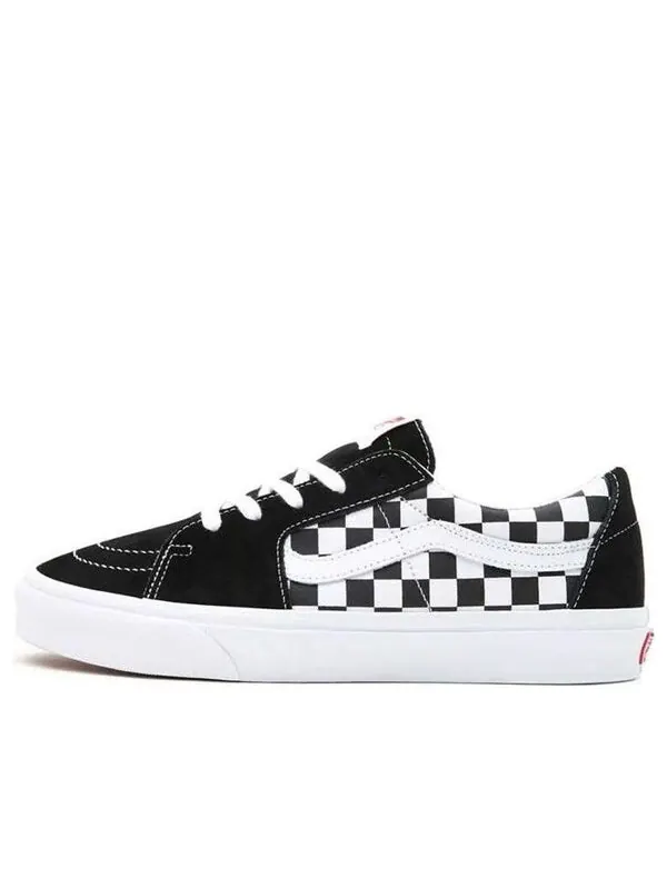 Кроссовки sk8-low 'checkerboard - black' Vans — изображение 1 из 4, черный