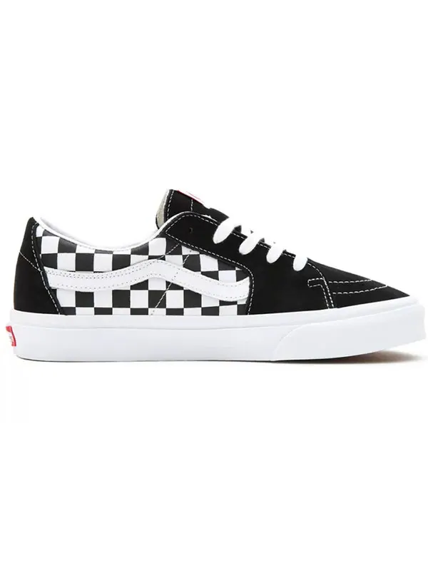 Кроссовки sk8-low 'checkerboard - black' Vans — изображение 2 из 4, черный