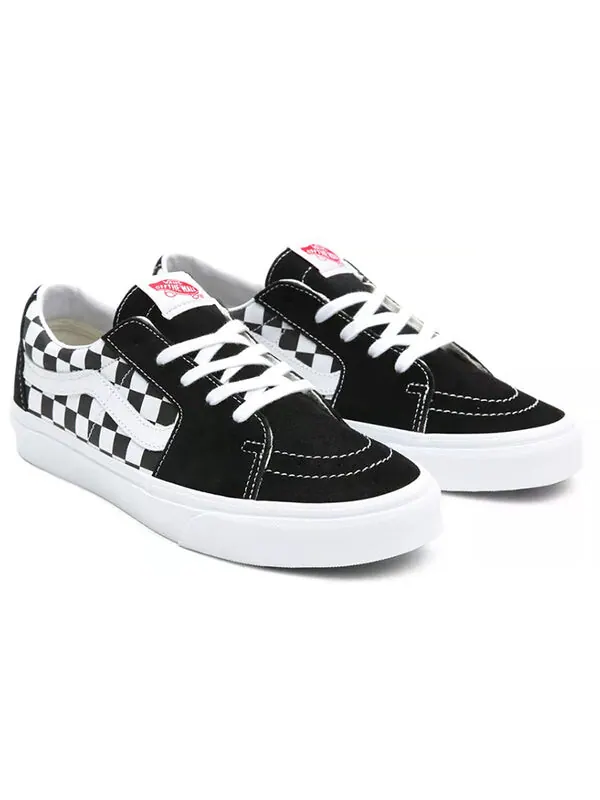 Кроссовки sk8-low 'checkerboard - black' Vans — изображение 3 из 4, черный