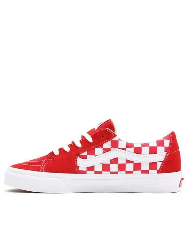Кроссовки sk8-low 'checkerboard - racing red' Vans — изображение 1 из 4, красный
