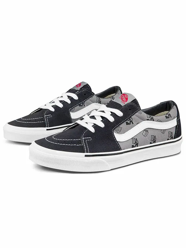 Кроссовки kazuki kuraishi x sk8-low 'pewter' Vans — изображение 2 из 4, черный/серый