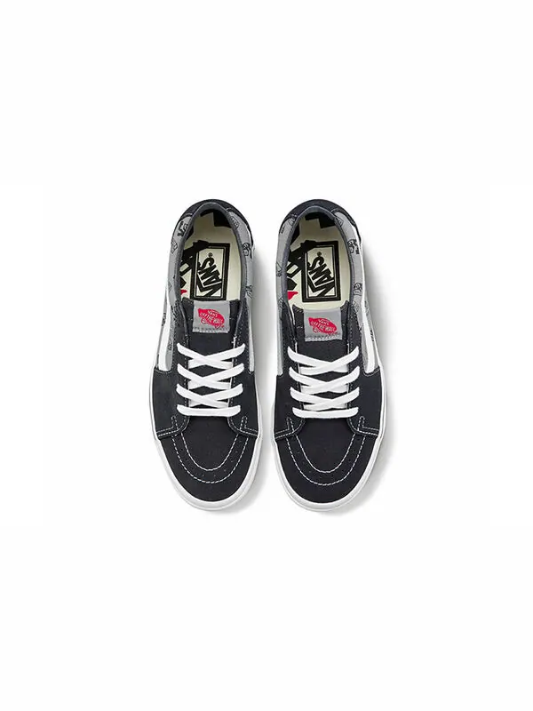 Кроссовки kazuki kuraishi x sk8-low 'pewter' Vans — изображение 3 из 4, черный/серый