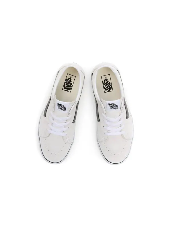 Кроссовки sk8-low 'utility pop - blanc de blanc khaki' Vans — изображение 4 из 4, белый/зеленый