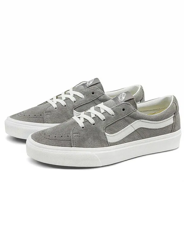Кроссовки sk8-low sneakers grey 'gray white' Vans — изображение 2 из 4, серый/белый