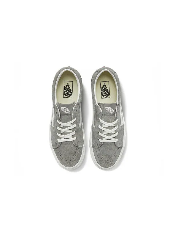 Кроссовки sk8-low sneakers grey 'gray white' Vans — изображение 3 из 4, серый/белый