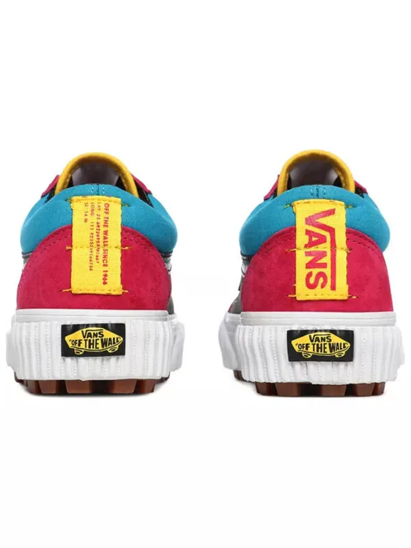 Кроссовки 66 supply old skool tc lug 'red blue green' Vans — изображение 4 из 4, красный/синий/зеленый