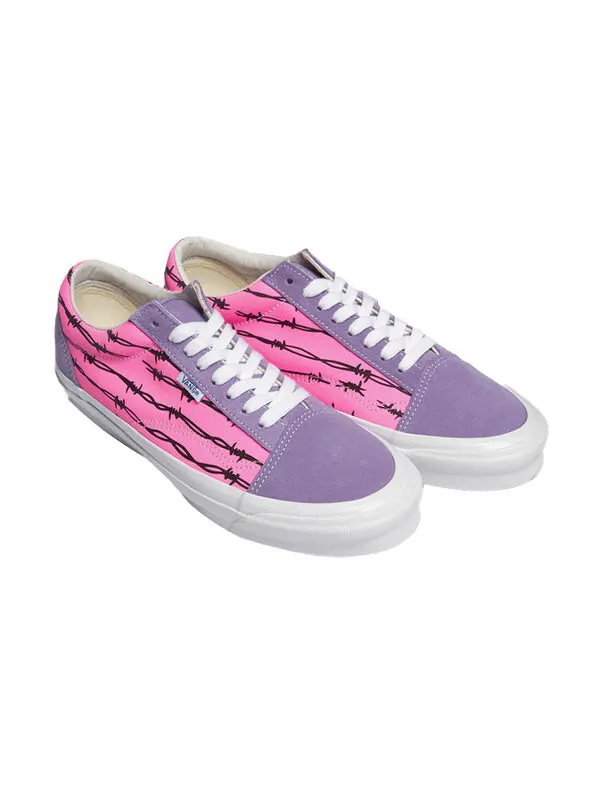 Кроссовки old skool purple/pink Vans — изображение 2 из 4, фиолетовый/розовый