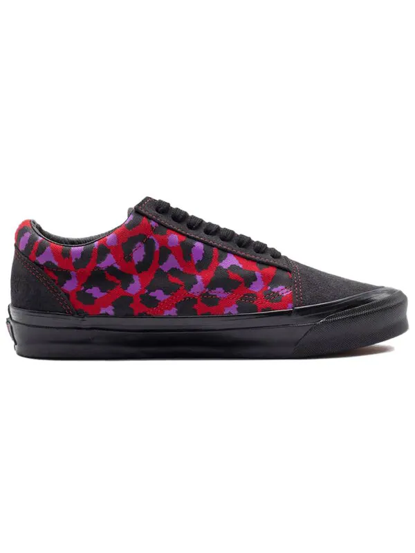 Кроссовки stray rats x vault ua old skool ns og lx 'raven racing red' Vans — изображение 2 из 4, черный/красный