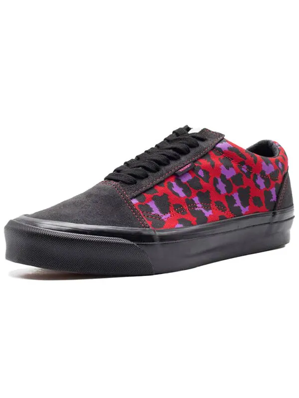 Кроссовки stray rats x vault ua old skool ns og lx 'raven racing red' Vans — изображение 3 из 4, черный/красный