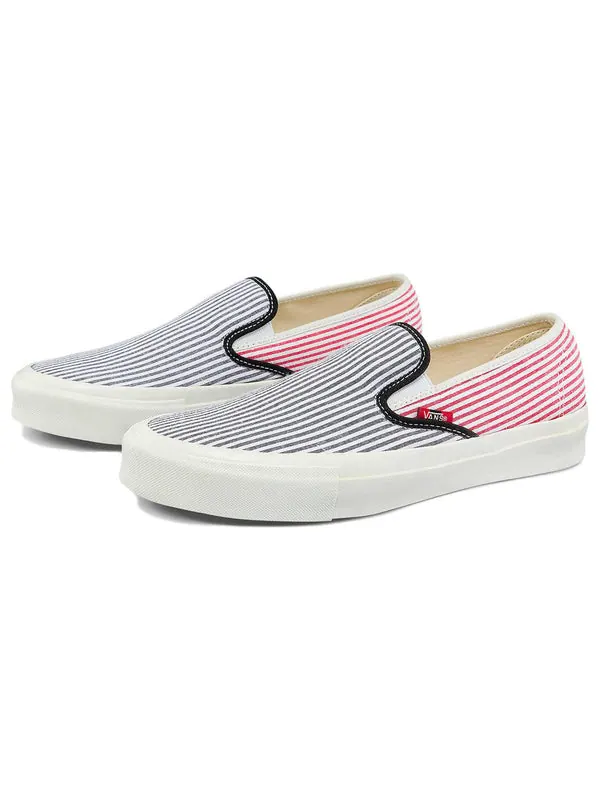 Кроссовки style 48 lx casual fashion skate shoes blue pink stripe 'blue pink' Vans — изображение 2 из 4, синий/розовый