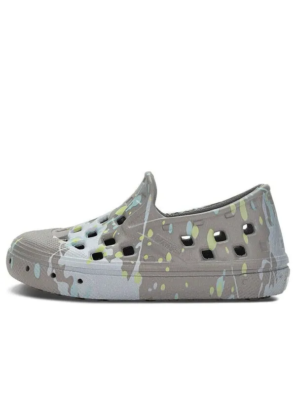 Кроссовки trek slip-on 'paint splatter - frost grey' Vans — изображение 1 из 4, серый