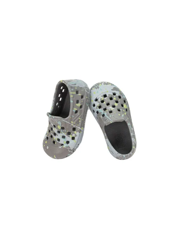 Кроссовки trek slip-on 'paint splatter - frost grey' Vans — изображение 4 из 4, серый