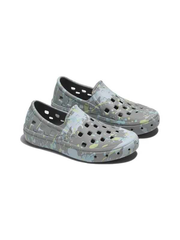 Кроссовки paint splatter slip-on trk shoes 'grey blue' Vans — изображение 2 из 4, серый/синий