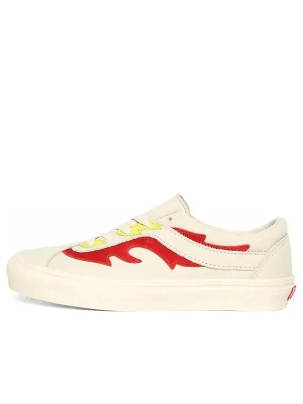 Кроссовки bold ni 'flamethrower - white' Vans — изображение 1 из 4, красный