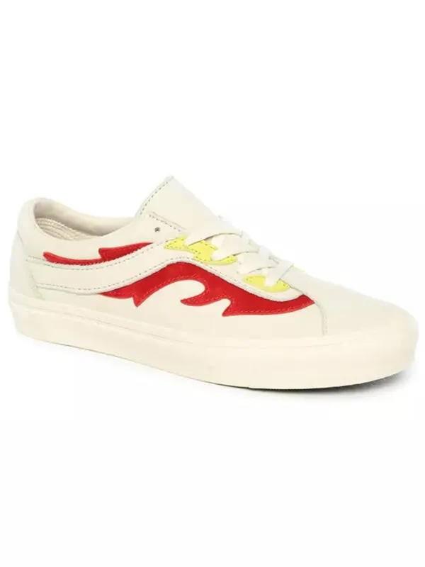 Кроссовки bold ni 'flamethrower - white' Vans — изображение 3 из 4, красный