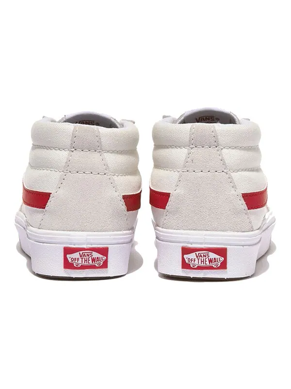 Кроссовки sk8-mid beige/red Vans — изображение 3 из 4, кремовый/красный