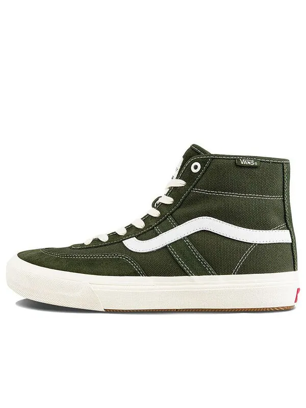 Кроссовки crockett high pro shoes green army green Vans — изображение 1 из 4, зеленый