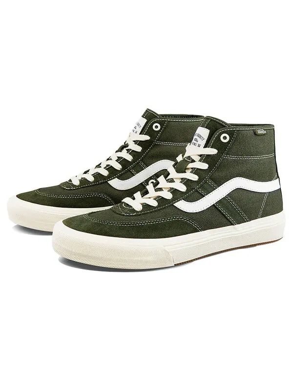 Кроссовки crockett high pro shoes green army green Vans — изображение 2 из 4, зеленый