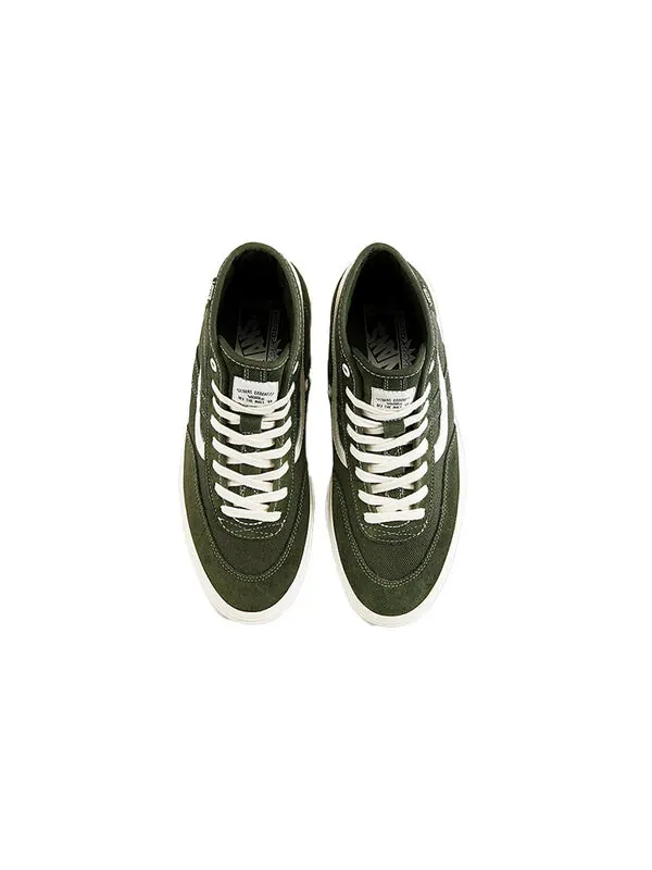 Кроссовки crockett high pro shoes green army green Vans — изображение 3 из 4, зеленый