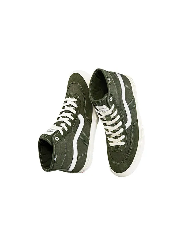 Кроссовки crockett high pro shoes green army green Vans — изображение 4 из 4, зеленый