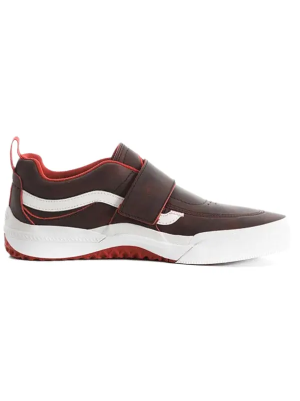 Кроссовки kyle walker pro 2 slip-on 'brown red' Vans — изображение 2 из 4, коричневый/красный