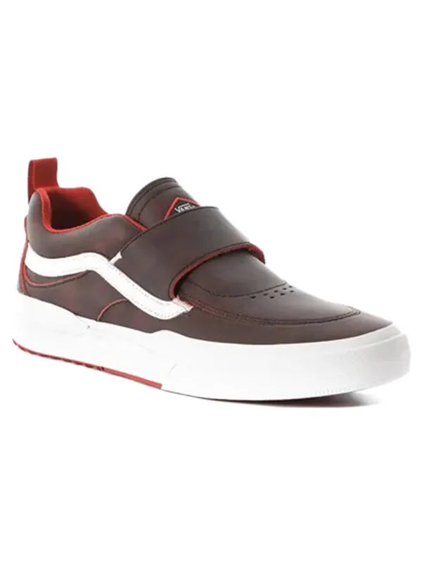 Кроссовки kyle walker pro 2 slip-on 'brown red' Vans — изображение 3 из 4, коричневый/красный