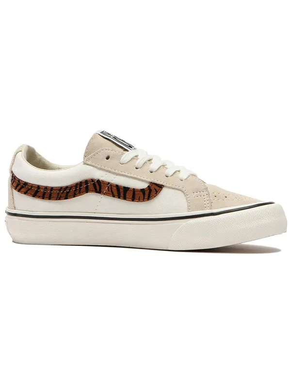 Кроссовки sk8-low reissue sf 'white black' Vans — изображение 2 из 4, белый/черный