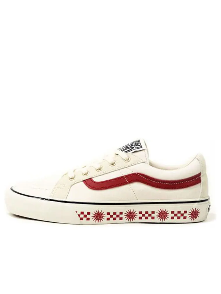 Кеды Vans SK8-Low 'White Red' — изображение 1 из 4, белый
