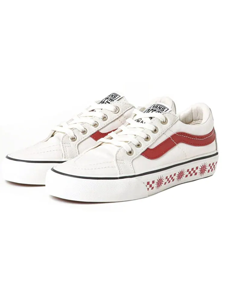 Кеды Vans SK8-Low 'White Red' — изображение 2 из 4, белый